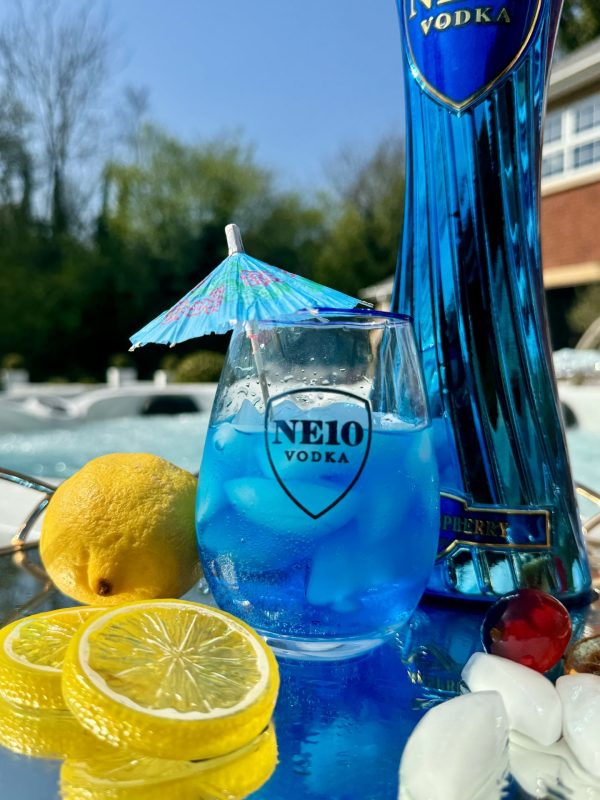 NE10 Vodka Branded Glasses